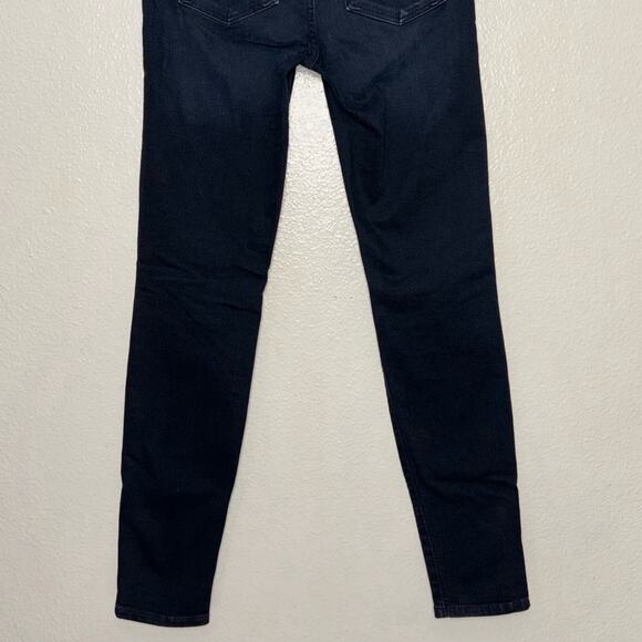 Madewell Jeans Women's Size 26 9” High Rise Skinny In Cold Blue dark Wash - Picture 12 of 16